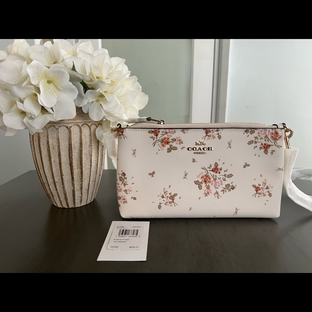 Brand New COACH Floral Crossbody